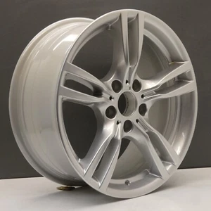 BMW 3 4ER 400M M SPORT 18 ZOLL ALUFELGE FELGE SILBER 7845880 VORNE ORIGINAL X1 - Bild 1 von 14