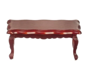  Miniature Dollhouse Coffee Table Mahogany T3830 1:12 Scale New - Picture 1 of 1