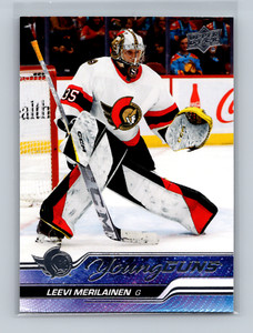 2023-24 Upper Deck Series 1 Young Guns Leevi Merilainen #247 Ottawa Senators
