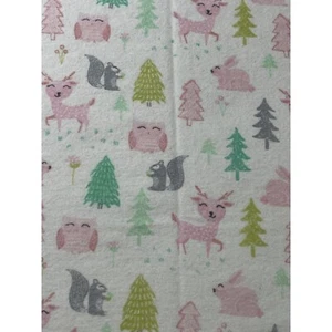 Cloud Island Fox Forest Receiving Blanket Swaddle Security Lovey - Picture 1 of 10