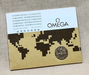 Folleto certificado garantía vintage OMEGA Speedmaster Seamaster Ploprof OEM - Imagen 1 de 11