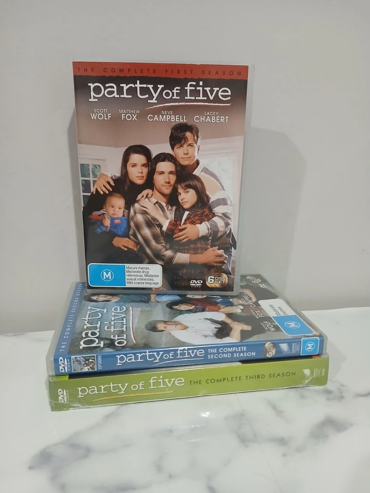 Party of Five Seasons 1-3 Dvd Region 4,1 Season 3 New & Sealed - Mint Condition  - Image 1 of 4