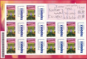 Timbre France Personnalisé F3599B** Arc de Triomphe  Logo FAUQUEX ref FJK 248 - Imagen 1 de 1