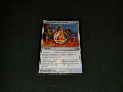 MTG 1x Mirrodin rare artifact MP Italian FOIL Extraplanar Lens - ships w/ track - Image 1 of 2