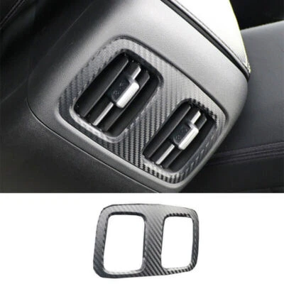 Adhesivo de fibra de carbono trasero para Hyundai Tucson 2022-24 salida de aire marco moldura Foto 1 de 4