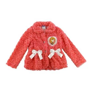 Disney Fake Faux Fur Coat 4 5 6 or 6x Frozen Elsa and Anna Child Sizes - Picture 1 of 3