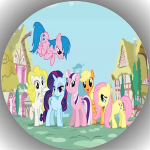 Tortenaufleger Geburtstag Party Tortenbild Fondant - Oblate My Little Pony P38 - Bild 1 von 1