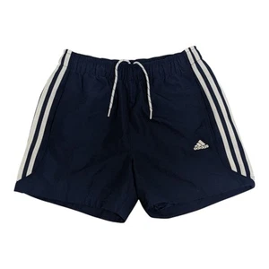 Adidas Size 13-14 Kids Boys Navy Essentials Chelsea 3 Stripes Shorts - Picture 1 of 4