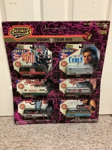Road Champs Country 1993 Tour Bus Display Set komplett 6 Reisebusse LESEN - Bild 1 von 14