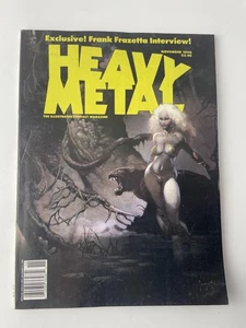 Vintage Heavy Metal Magazin November 1990 Frank Frazetta Interview Fantasy Kunst - Bild 1 von 5