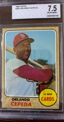 1968 topps #200 - O. Cepeda HOF - BVG 7.5  - Image 1 of 2