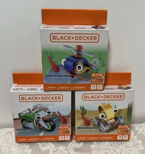 Black + Decker Constructor Sets, Engineering DIY, STEM Toys Age 3+ -Lot of 3 NEW - Picture 1 of 5