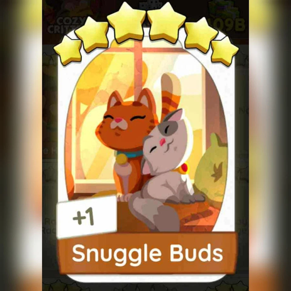 1 x Snuggle Buds (⭐⭐⭐⭐⭐⭐) Set - 17 - Mono_poly_ Go sticker (Fast sending) - Image 1 of 1