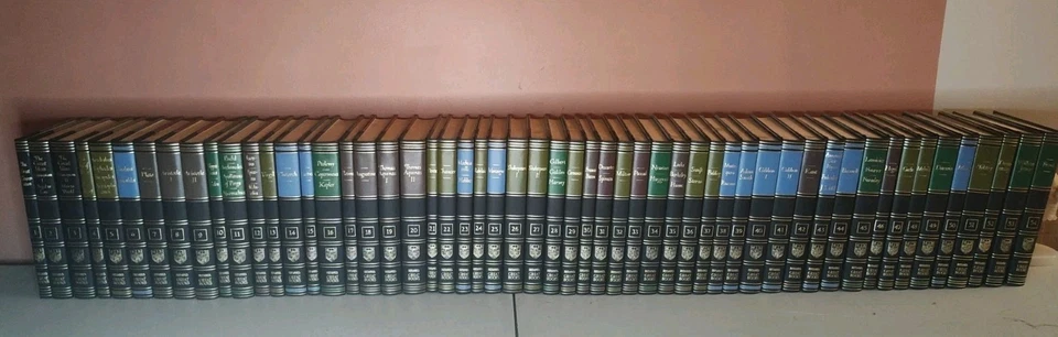 ✅ COMPLETE SET 1990 Britannica Great Books of the Western World  1-54 Excellent - Image 1 of 4