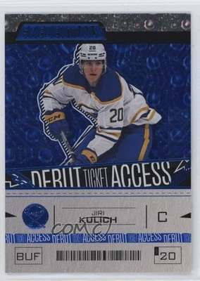 2023 Upper Deck Credentials Debut Ticket Access Blue /149 Jiri Kulich Rookie RC - Image 1 of 3