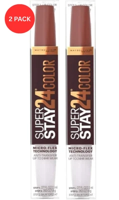 Maybelline Super Stay 24 Hour MOCHA MOVES #340 Lip Color Liquid Lipstick  2 PACK - Image 1 of 2