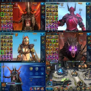 Raid Shadow Legends!21 Legendary🩻Hephraak, Cupidus, Valkyrie, Brakus🩻45K Energy🩻 - Imagen 1 de 3