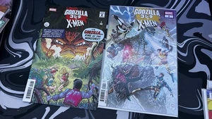 Godzilla Vs X-Men #1 - Lotto 2 numeri - Copertina variante omaggio Bradshaw - Marvel 2025 - Foto 1 di 1