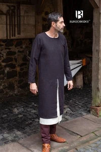 Burgschneider - Long Tunic Arnaud Grey medieval & fantasy costume - Picture 1 of 4
