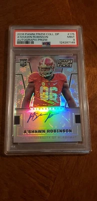 2016 A'SHAWN ROBINSON Panini Prizm Draft Picks RC Auto #175 Alabama - Image 1 of 4