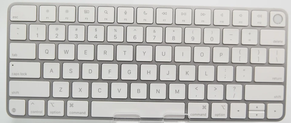 Apple Magic Keyboard w/ Touch ID (USB-C) - White - A3118 #MXCK3LL/A. USED. - Image 1 of 4