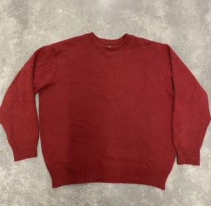 Men’s FILSON 100% Wool Sweater Size Large Crewneck Fisherman $550 Made In USA - Picture 1 of 7