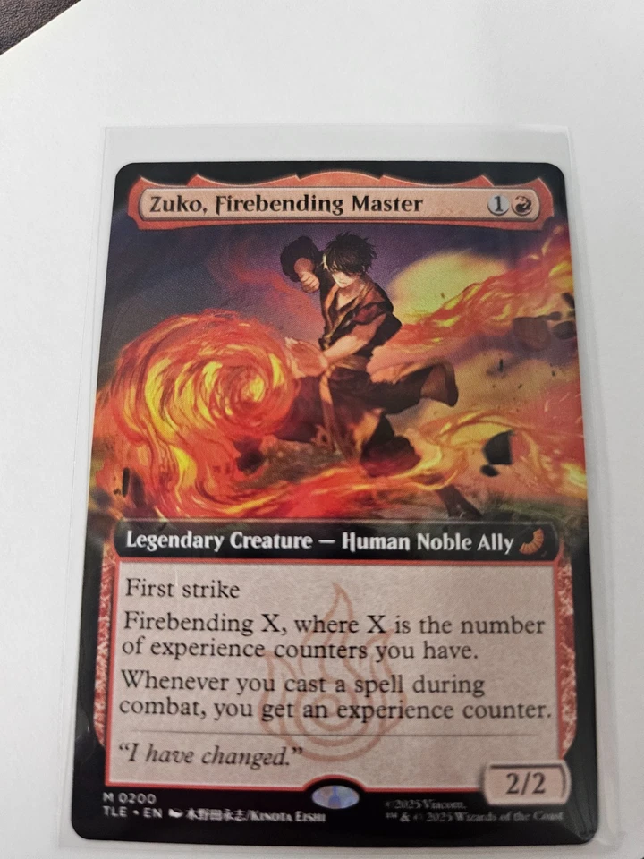 Zuko, Firebending Master Extended MTG Avatar: TLA Eternal-Legal Nm/M *ON HAND* - Image 1 of 1
