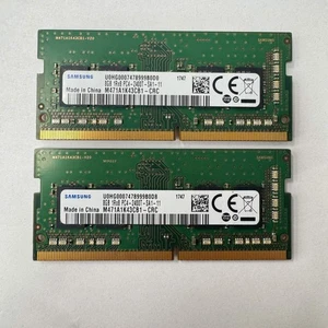 Par de 2 Samsung M471A1K43CB1-CRC 8GB (1x8GB) RAM DDR4 2400MHz - Imagen 1 de 2