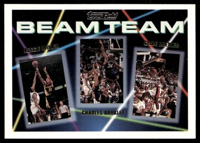 1992-93 Topps Reggie Miller / Charles Barkley /Clyde Drexler Beam Team Gold #1 - Image 1 of 2