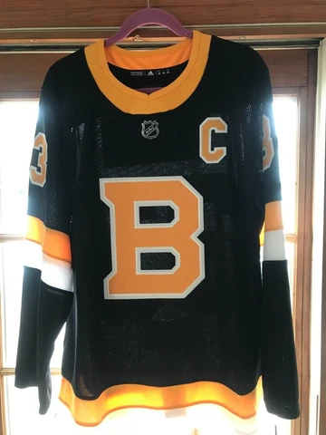 Adidas Aerowear Authentic Boston Bruins Chara Alternate Jersey Size 50 Cover