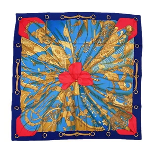 Hermes Vintage Rare scarf Carre 90 Soleil de Soie Silk from japan - Picture 1 of 24