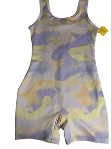 NWT Cat & Jack Girls Size X-Small 4/5 Pastel Purple & Yellow Swimsuit  - Picture 1 of 2