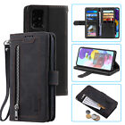 For Galaxy S23 Ultra Pu Leather Card Holder Bling Magnetic Wallet Phone Case