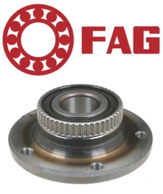 Conjunto de buje delantero FAG con anillo de tono ABS, BMW 92-08 ver tabla de compatibilidad Foto 1 de 4