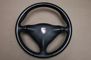 Volante de 3 radios negro automático Tiptronic 97-05 Porsche 996 986 Boxster * - Imagen 1 de 11