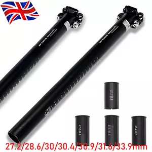 Bicycle Seatpost 27.2/28.6/30/30.9/31.6/33.9mm Aluminum MTB Road Seat Post Tube - Picture 1 of 12