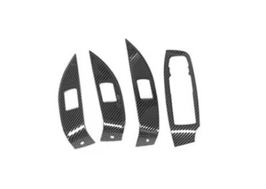 Carbon Fiber Window Lift Panel Switch Cover Trim For Cadillac CT5 2020-22 Steel - Imagen 1 de 6