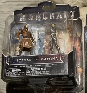 Warcraft Movie - Mini Figure 2-Pack - Lothar vs Garona - Jakks Pacific 2016 - Picture 1 of 1
