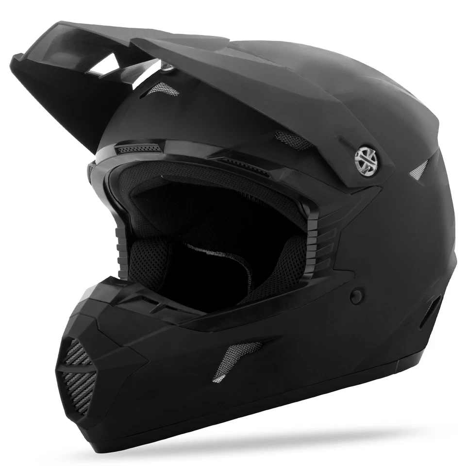 Casco todoterreno GMAX MX-46 sólido juvenil MX negro mate Foto 1 de 1