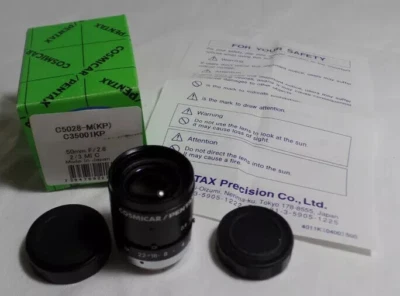 g Vintage Cosmicar Pentax F2.8/50mm M25 Japan Lens C-mount C35001 C5028-M 1391 - Image 1 of 4