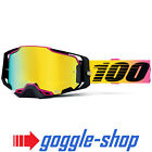 100% Percent Armega Motocross Goggles - 91 / Ultra Hd Gold Mirror Lens