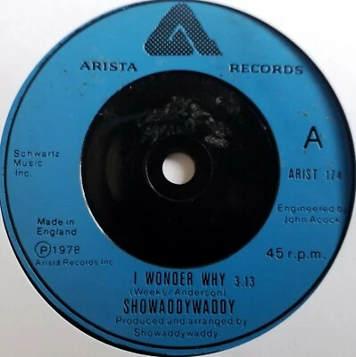 Showaddywaddy - I Wonder Why - 7" Vinyl Single (2) - Image 1 of 3