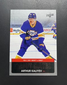 2021-22 UD Series 1 Arthur Kaliyev DD-4 Debut Dates Los Angeles Kings ITEM #1860