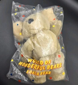 NOS Avon Meraviglioso Mondo degli Orsi Orso Koala con Zaino Peluche 11” Vintage - Foto 1 di 4