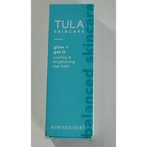 TULA Skincare Glow + Get It Cooling & Brightening Eye Balm 0.35oz / 10g ~ NEW - Picture 1 of 3
