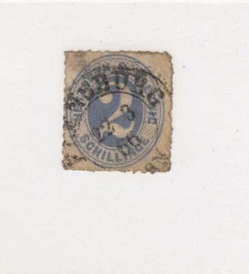 SCHLESWIG-HOLSTEIN (MK3851) # 13 ss-used 2s 1865 SCHELESWIG 2 /ULTRA CAT 60 $ - Bild 1 von 1