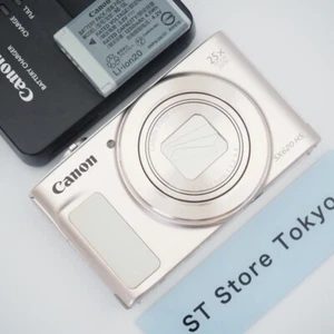 [Near Mint] Canon PowerShot SX620 HS White 20.2MP 25x zoom w/Charger, Battery - Picture 1 of 24