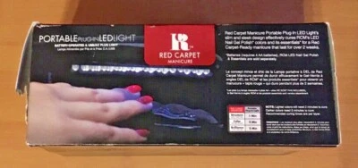 红地毯美甲便携式插件LED灯带USB线和交流适配器 — 第 1/4 张图片