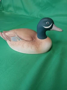 Blue Winged Teal Duck Figurine- By Andrea #6735 1983 W/Stand 3 1/2x7” - Picture 1 of 3