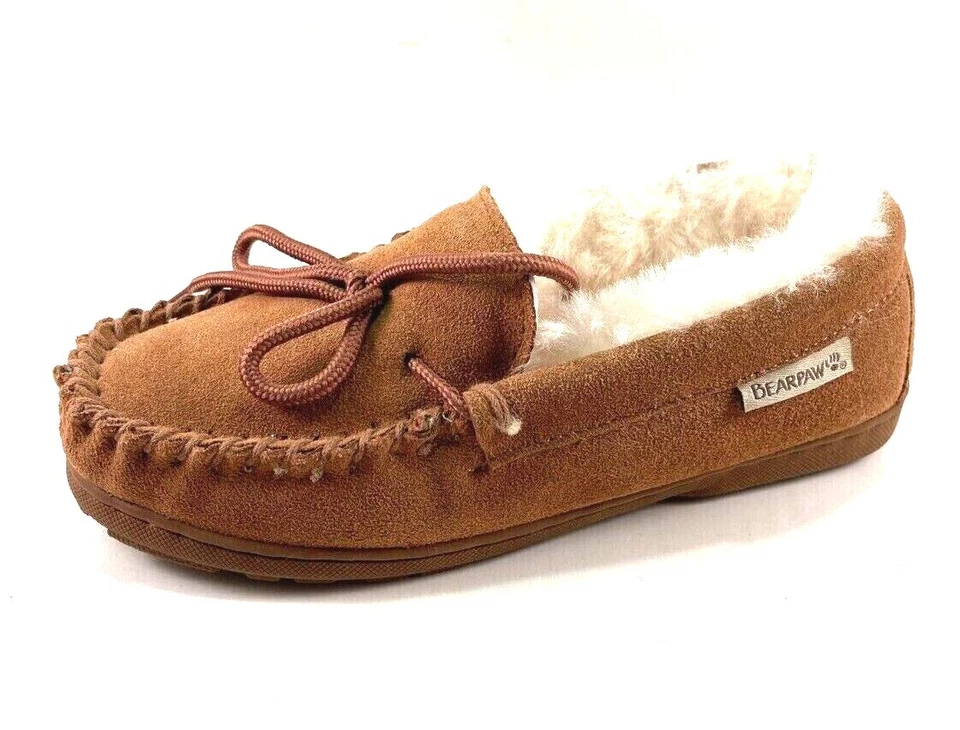 BearPaw Mindy замши овчины теплый мокасины тапочки выбрать размер/цвет - Изображение 1 из 1